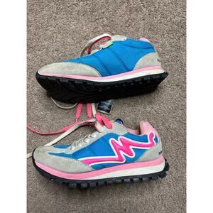 Marc Jacobs The Jogger Sneakers US 4.5 EURO 35 M900224- Teal Pink